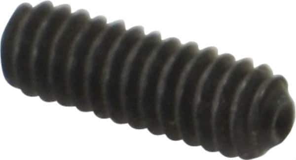 Value Collection - #5-40 UNC, 3/8" OAL, Cup Point Set Screw - Grade 8 Alloy Steel, 1/16" Key - USA Tool & Supply