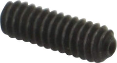 Value Collection - #5-40 UNC, 3/8" OAL, Cup Point Set Screw - Grade 8 Alloy Steel, 1/16" Key - USA Tool & Supply