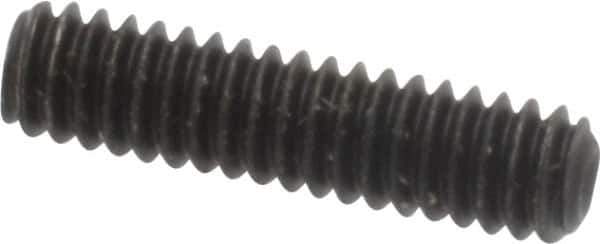 Value Collection - #5-40 UNC, 1/2" OAL, Cup Point Set Screw - Grade 8 Alloy Steel, 1/16" Key - USA Tool & Supply