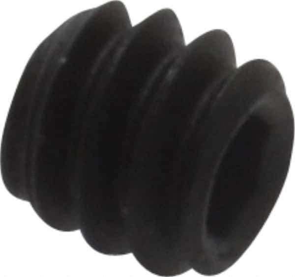 Value Collection - #6-32 UNC, 1/8" OAL, Cup Point Set Screw - Grade 8 Alloy Steel, 1/16" Key - USA Tool & Supply