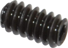 Value Collection - #6-32 UNC, 1/4" OAL, Cup Point Set Screw - Grade 8 Alloy Steel, 1/16" Key - USA Tool & Supply