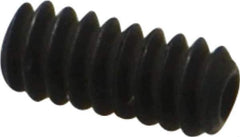 Value Collection - #6-32 UNC, 5/16" OAL, Cup Point Set Screw - Grade 8 Alloy Steel, 1/16" Key - USA Tool & Supply