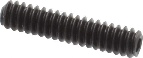Value Collection - #6-32 UNC, 5/8" OAL, Cup Point Set Screw - Grade 8 Alloy Steel, 1/16" Key - USA Tool & Supply