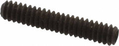 Value Collection - #6-32 UNC, 3/4" OAL, Cup Point Set Screw - Grade 8 Alloy Steel, 1/16" Key - USA Tool & Supply