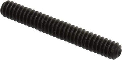 Value Collection - #6-32 UNC, 1" OAL, Cup Point Set Screw - Grade 8 Alloy Steel, 1/16" Key - USA Tool & Supply