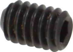 Value Collection - #8-32 UNC, 1/4" OAL, Cup Point Set Screw - Grade 8 Alloy Steel, 5/64" Key - USA Tool & Supply