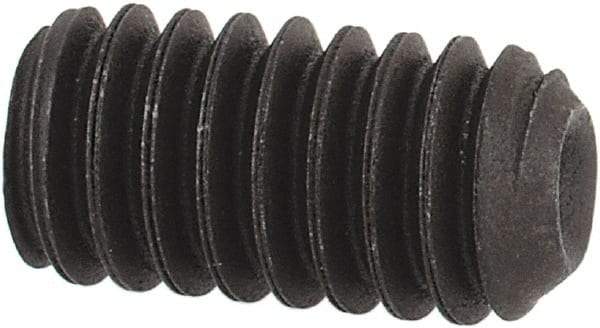 Value Collection - #8-32 UNC, 5/16" OAL, Cup Point Set Screw - Grade 8 Alloy Steel, 5/64" Key - USA Tool & Supply