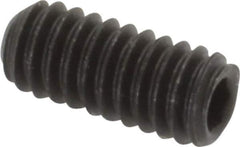 Value Collection - #8-32 UNC, 3/8" OAL, Cup Point Set Screw - Grade 8 Alloy Steel, 5/64" Key - USA Tool & Supply
