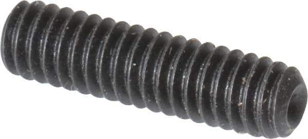 Value Collection - #8-32 UNC, 5/8" OAL, Cup Point Set Screw - Grade 8 Alloy Steel, 5/64" Key - USA Tool & Supply