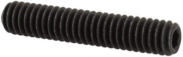 Value Collection - #8-32 UNC, 7/8" OAL, Cup Point Set Screw - Grade 8 Alloy Steel, 5/64" Key - USA Tool & Supply