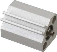 SMC PNEUMATICS - 3/8" Stroke x 1/2" Bore Double Acting Air Cylinder - 10-32 Port, 8-32 Rod Thread, 145 Max psi, 15 to 160°F - USA Tool & Supply
