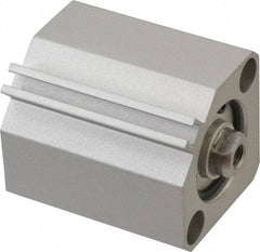 SMC PNEUMATICS - 3/4" Stroke x 1" Bore Double Acting Air Cylinder - 10-32 Port, 1/4-28 Rod Thread, 145 Max psi, 15 to 160°F - USA Tool & Supply