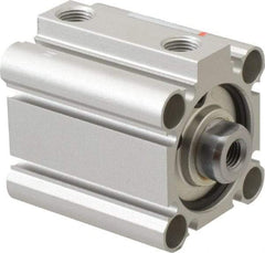 SMC PNEUMATICS - 3/4" Stroke x 1-1/4" Bore Double Acting Air Cylinder - 1/8 Port, 5/16-24 Rod Thread, 145 Max psi, 15 to 160°F - USA Tool & Supply