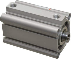 SMC PNEUMATICS - 1-15/16" Stroke x 1-1/2" Bore Double Acting Air Cylinder - 1/8 Port, 3/8-24 Rod Thread, 145 Max psi, 15 to 160°F - USA Tool & Supply