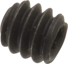 Value Collection - #10-24 UNC, 3/16" OAL, Cup Point Set Screw - Grade 8 Alloy Steel, 3/32" Key - USA Tool & Supply