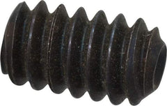 Value Collection - #10-24 UNC, 5/16" OAL, Cup Point Set Screw - Grade 8 Alloy Steel, 3/32" Key - USA Tool & Supply