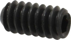 Value Collection - #10-24 UNC, 3/8" OAL, Cup Point Set Screw - Grade 8 Alloy Steel, 3/32" Key - USA Tool & Supply