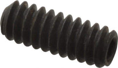 Value Collection - #10-24 UNC, 1/2" OAL, Cup Point Set Screw - Grade 8 Alloy Steel, 3/32" Key - USA Tool & Supply