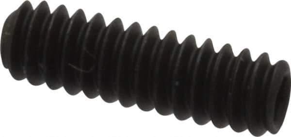 Value Collection - #10-24 UNC, 5/8" OAL, Cup Point Set Screw - Grade 8 Alloy Steel, 3/32" Key - USA Tool & Supply