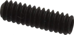 Value Collection - #10-24 UNC, 5/8" OAL, Cup Point Set Screw - Grade 8 Alloy Steel, 3/32" Key - USA Tool & Supply