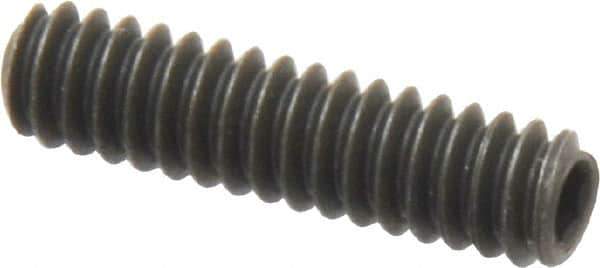 Value Collection - #10-24 UNC, 3/4" OAL, Cup Point Set Screw - Grade 8 Alloy Steel, 3/32" Key - USA Tool & Supply