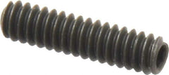 Value Collection - #10-24 UNC, 3/4" OAL, Cup Point Set Screw - Grade 8 Alloy Steel, 3/32" Key - USA Tool & Supply