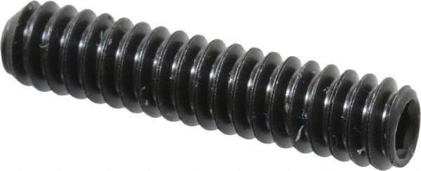 Value Collection - #10-24 UNC, 7/8" OAL, Cup Point Set Screw - Grade 8 Alloy Steel, 3/32" Key - USA Tool & Supply