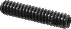 Value Collection - #10-24 UNC, 7/8" OAL, Cup Point Set Screw - Grade 8 Alloy Steel, 3/32" Key - USA Tool & Supply