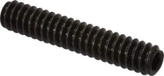 Value Collection - #10-24 UNC, 1" OAL, Cup Point Set Screw - Grade 8 Alloy Steel, 3/32" Key - USA Tool & Supply
