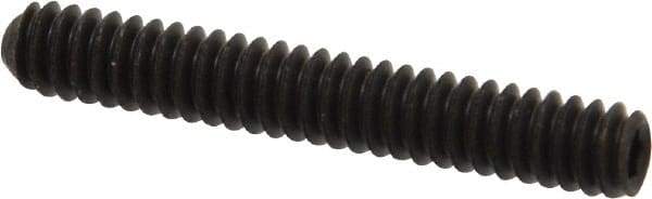 Value Collection - #10-24 UNC, 1-1/4" OAL, Cup Point Set Screw - Grade 8 Alloy Steel, 3/32" Key - USA Tool & Supply