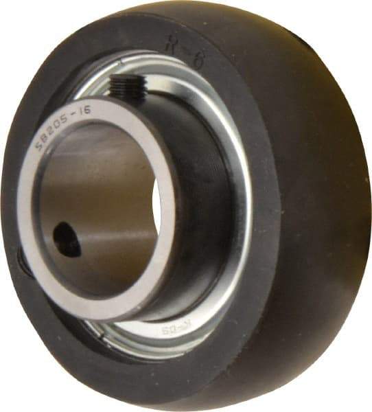 Value Collection - 1" ID x 2.047" OD, 3,100 Lb Dynamic Capacity, Spherical Insert Bearing - 1,740 Lb Static Capacity - USA Tool & Supply