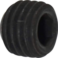 Value Collection - 5/16-24 UNF, 1/4" OAL, Cup Point Set Screw - Grade 8 Alloy Steel, 5/32" Key - USA Tool & Supply
