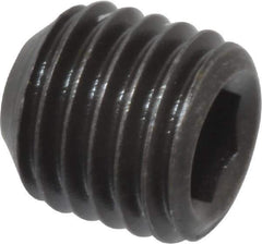 Value Collection - 5/16-24 UNF, 5/16" OAL, Cup Point Set Screw - Grade 8 Alloy Steel, 5/32" Key - USA Tool & Supply