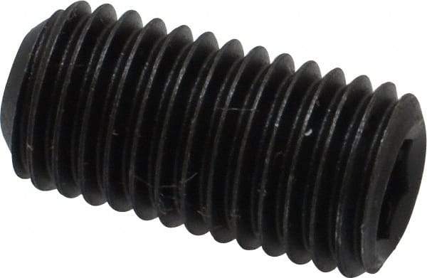 Value Collection - 5/16-24 UNF, 5/8" OAL, Cup Point Set Screw - Grade 8 Alloy Steel, 5/32" Key - USA Tool & Supply
