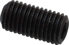 Value Collection - 5/16-24 UNF, 5/8" OAL, Cup Point Set Screw - Grade 8 Alloy Steel, 5/32" Key - USA Tool & Supply
