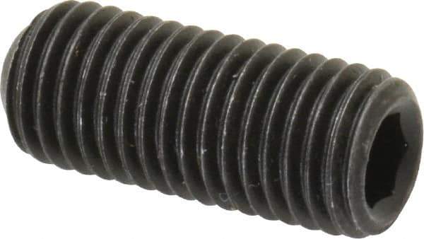 Value Collection - 5/16-24 UNF, 3/4" OAL, Cup Point Set Screw - Grade 8 Alloy Steel, 5/32" Key - USA Tool & Supply