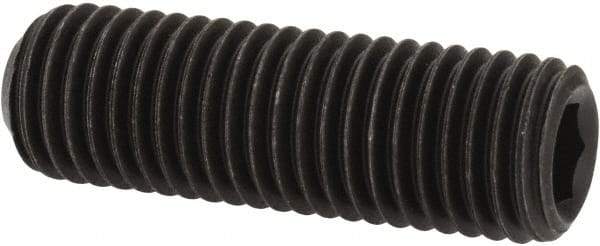 Value Collection - 5/16-24 UNF, 1" OAL, Cup Point Set Screw - Grade 8 Alloy Steel, 5/32" Key - USA Tool & Supply