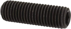 Value Collection - 5/16-24 UNF, 1" OAL, Cup Point Set Screw - Grade 8 Alloy Steel, 5/32" Key - USA Tool & Supply