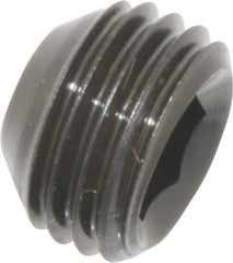 Value Collection - 3/8-24 UNF, 1/4" OAL, Cup Point Set Screw - Grade 8 Alloy Steel, 3/16" Key - USA Tool & Supply