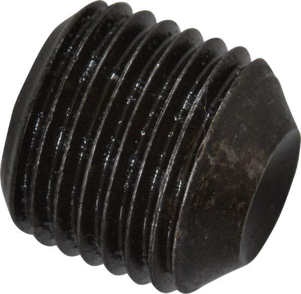 Value Collection - 1/2-20 UNF, 1/2" OAL, Cup Point Set Screw - Grade 8 Alloy Steel, 1/4" Key - USA Tool & Supply