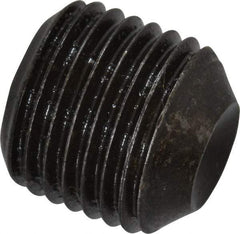 Value Collection - 1/2-20 UNF, 1/2" OAL, Cup Point Set Screw - Grade 8 Alloy Steel, 1/4" Key - USA Tool & Supply