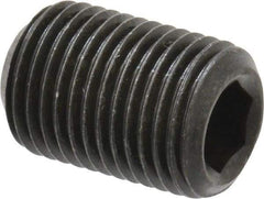 Value Collection - 1/2-20 UNF, 3/4" OAL, Cup Point Set Screw - Grade 8 Alloy Steel, 1/4" Key - USA Tool & Supply