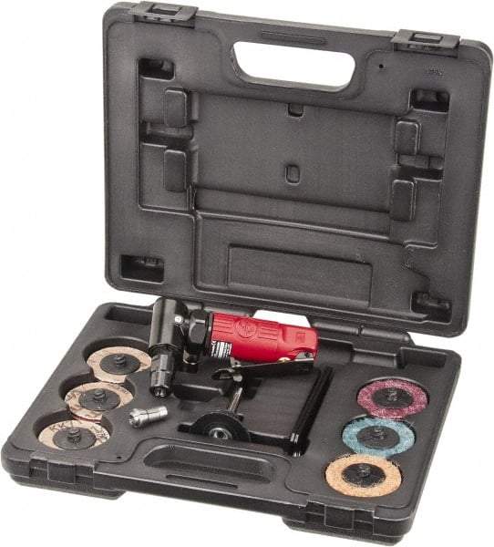 Chicago Pneumatic - 19 Piece, Right Angle Die Grinder Kit - USA Tool & Supply