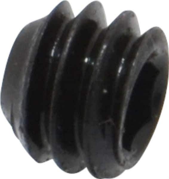 Value Collection - 1/4-20 UNC, 3/16" OAL, Cup Point Set Screw - Grade 8 Alloy Steel, 1/8" Key - USA Tool & Supply