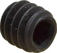 Value Collection - 1/4-20 UNC, 1/4" OAL, Cup Point Set Screw - Grade 8 Alloy Steel, 1/8" Key - USA Tool & Supply