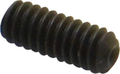 Value Collection - 1/4-20 UNC, 5/8" OAL, Cup Point Set Screw - Grade 8 Alloy Steel, 1/8" Key - USA Tool & Supply