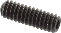 Value Collection - 1/4-20 UNC, 3/4" OAL, Cup Point Set Screw - Grade 8 Alloy Steel, 1/8" Key - USA Tool & Supply