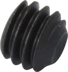 Value Collection - 5/16-18 UNC, 1/4" OAL, Cup Point Set Screw - Grade 8 Alloy Steel, 5/32" Key - USA Tool & Supply