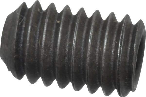 Value Collection - 5/16-18 UNC, 1/2" OAL, Cup Point Set Screw - Grade 8 Alloy Steel, 5/32" Key - USA Tool & Supply