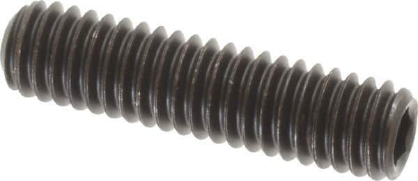 Value Collection - 5/16-18 UNC, 1-1/4" OAL, Cup Point Set Screw - Grade 8 Alloy Steel, 5/32" Key - USA Tool & Supply